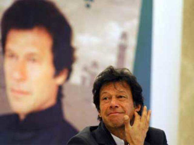 Pakistani cricket hero turned politician Imran Khan