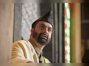 Srinagar: Hurriyat Conference Chairman and Chief Cleric of Jammu and Kashmir, Mi...