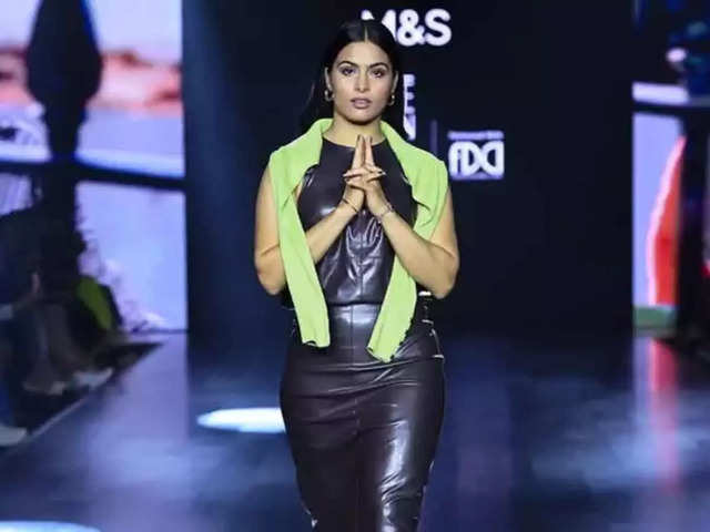 Manu Bhaker at Lakme Fashion Week 2024