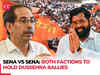 Sena vs Sena: Both factions to hold Dussehra rallies in Maharashtra today; Raut terms Shinde-led rally as 'duplicate'