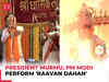 PM Modi, President Murmu attend Dussehra celebrations at Red Fort, perform 'Raavan Dahan'