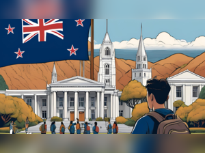 New Zealand Study Abroad, Study in New Zealand, International Student New Zealand (AI Generated)