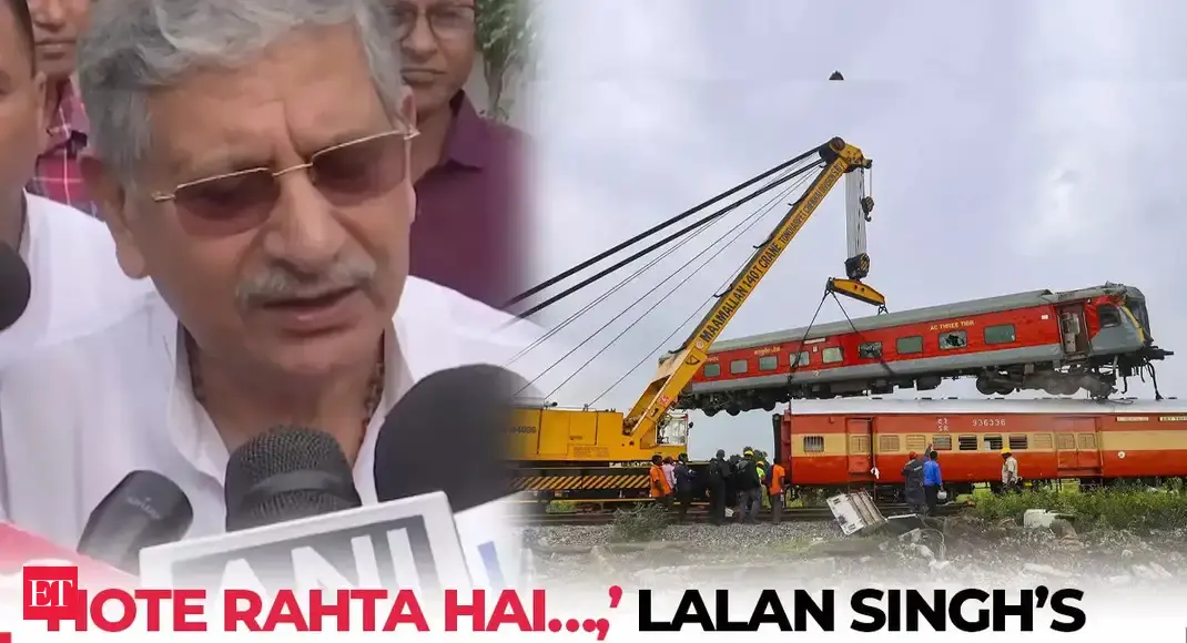 Mysuru-Darbhanga train mishap: ‘Hote Rahta Hai…,’ Union Minister Lalan Singh’s shocking remark on train accident – The Economic Times Video