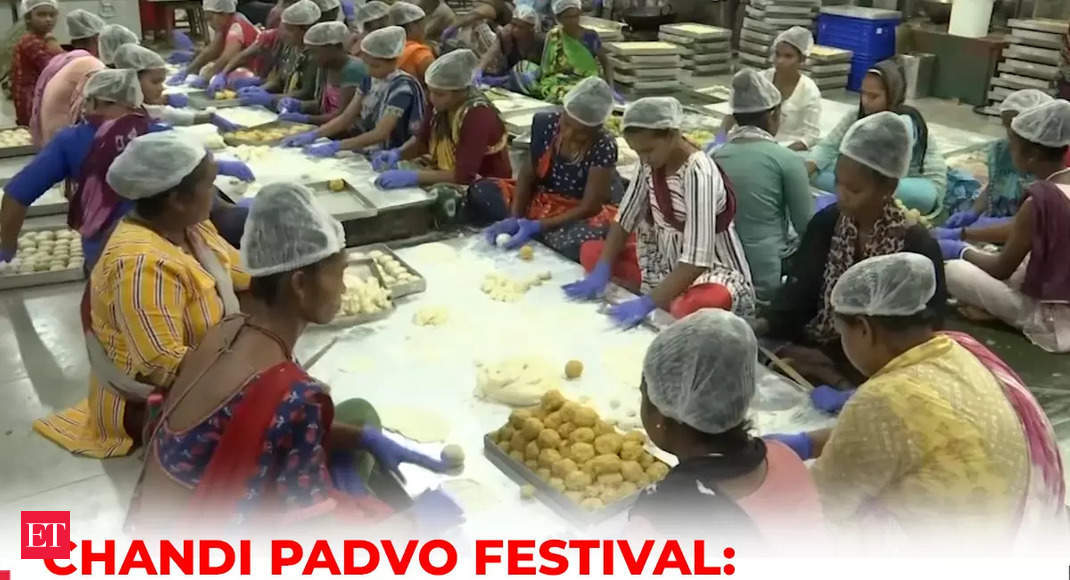 Surat gears up for Chandi Padvo festival as Ghari sweet preparations are underway – The Economic Times Video