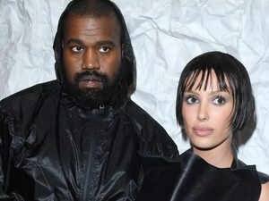 Kanye West with his ex-wife Bianca Censori