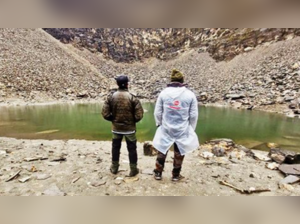 Roopkund Lake is situated at 16,500ft above sea level at the base of Mt Trishul in Garhwal Himalayas