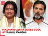 Madhavi Latha loses cool at Rahul Gandhi, CM Revanth Reddy after Muthyalamma Temple idol vandalised