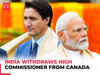 India downgrades diplomatic ties with Canada, withdraws High Commissioner, says 'we have no faith…'