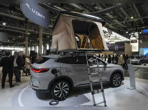 Paris Motor Show opens during a brewing EV trade war between the EU and China