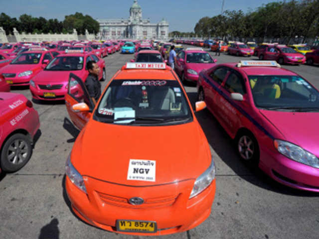 Taxi drivers protest against NGV price hike