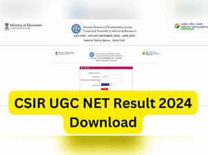 CSIR UGC NET Result 2024