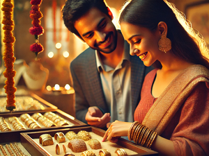 gold buying couple