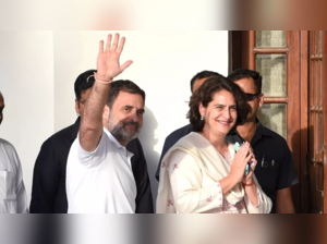 Rahul Gandhi and Priyanka Gandhi