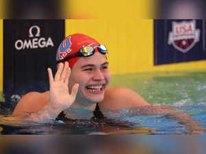 Paraguayan swimmer Luana Alonso