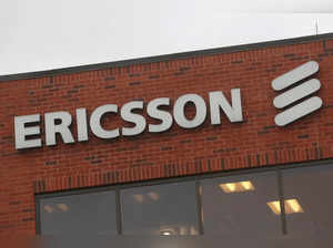 FILE PHOTO: Logo of Ericsson in Kanata