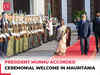 President Droupadi Murmu accorded ceremonial welcome in Mauritania, received by President Ghazouani