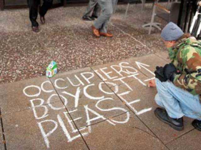 Call for occupiers to boycott Starbucks