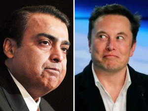 Mukesh Ambani Elon Musk