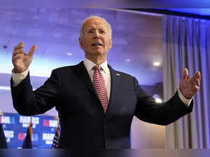 President Joe Biden speaks at an event