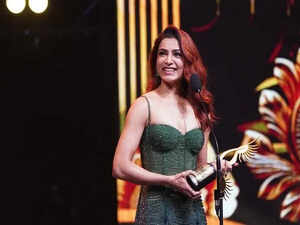 IIFA Utsavam 2024: Samantha Prabhu receives 'Woman of the Year' award