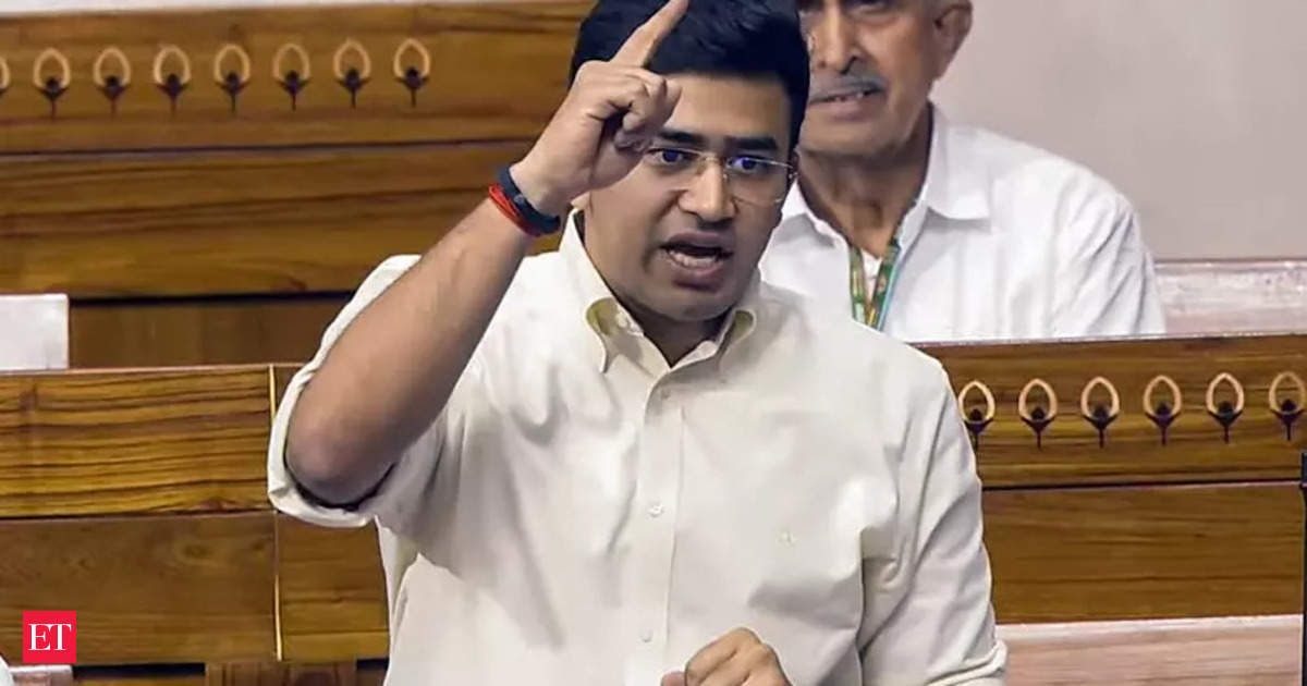 Opposition MPs threatening Jagadambika Pal, witness at Waqf panel meet: Tejasvi Surya to LS Speaker