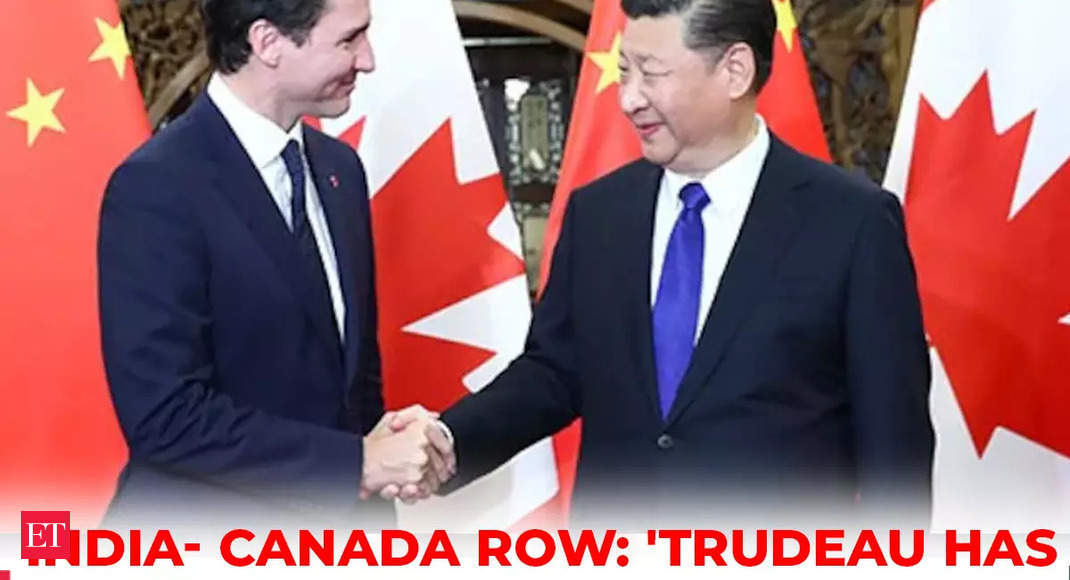 India-Canada Row: Trudeau has fallen trap to a China gate, says Foreign affairs expert Robinder Sachdev - The Economic Times Video | ET Now