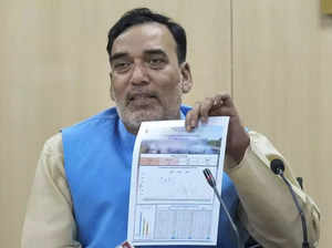 Delhi environment minister Gopal Rai