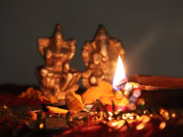 Set up a Dhanteras altar