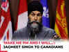 Canada-India row: NDP chief and pro-K leader Jagmeet Singh says 'make me the PM, then…’