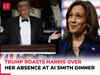 AI Smith dinner: Kamala Harris booed over her absence; Trump roasts US VP and Chuck Schumer