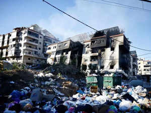 Aftermath of Israeli strikes in Beirut