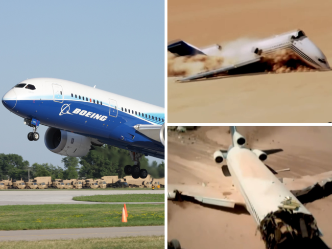 Boeing crash test