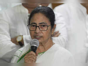 Purba Bardhaman: West Bengal Chief Minister Mamata Banerjee addresses the media ...