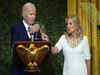 President Biden and first lady toast a reimagined White House tour that she's unveiling on Monday