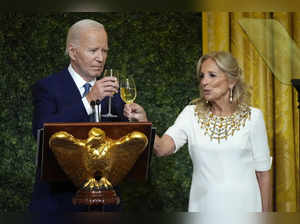 President Biden and first lady toast a reimagined White House tour that she's unveiling on Monday