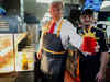 Donald Trump turns chef at McDonald's, mocks Kamala Harris's fast-food story