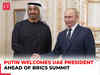 UAE President meets President Putin ahead of BRICS summit in Russia