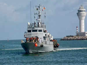 Indian Navy's INS Kalpeni arrived in Colombo, to boost maritime cooperation with Sri Lanka