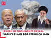 US Intelligence secret leaked! Classified documents reveal Israel's plan of attack on Iran