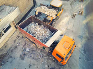 construction debris