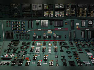 The control room at the Three Mile Island Nuclear power plant