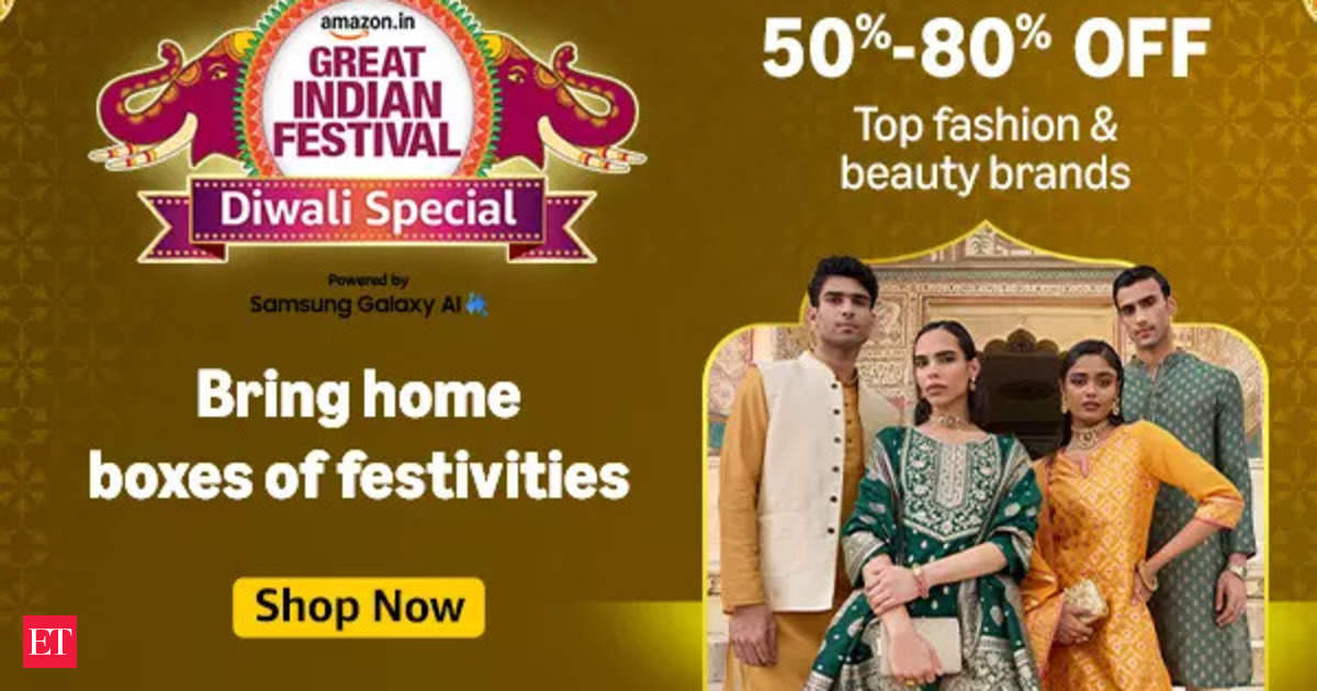 Amazon Great Indian Festival Sale 2024 LIVE Now: Min. 60% Off on Diwali Fashion deals