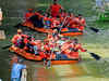 Bangalore Weather: Amidst torrential rains, residents rescued by boats as flood waters rise