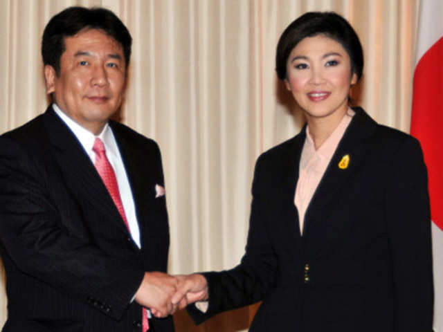 Japan's Minister of Economy meets Thailand PM