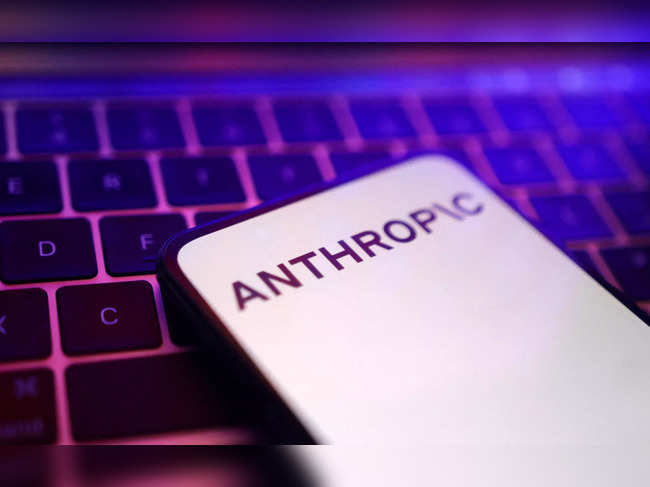 FILE PHOTO: Illustration shows Anthropic logo