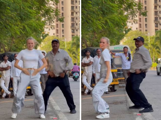 Dancing Cop Amol Kamble Teams Up with Danish Influencer