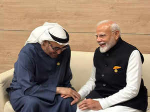 PM Modi and Sheikh Mohamed bin Zayed Al Nahyan, President of UAE