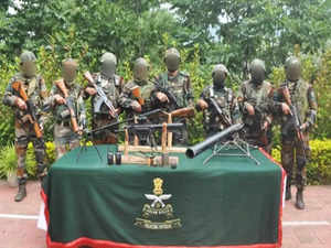 Security forces recover arms and ammunition in joint operations across Manipur