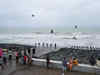 Coastal Odisha receives heavy rain as cyclone Dana approaches