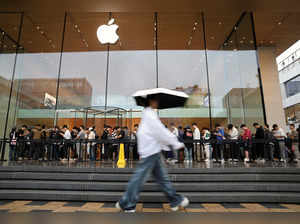 FILE PHOTO: Apple's iPhone 16 series smartphones go on sale in Beijing